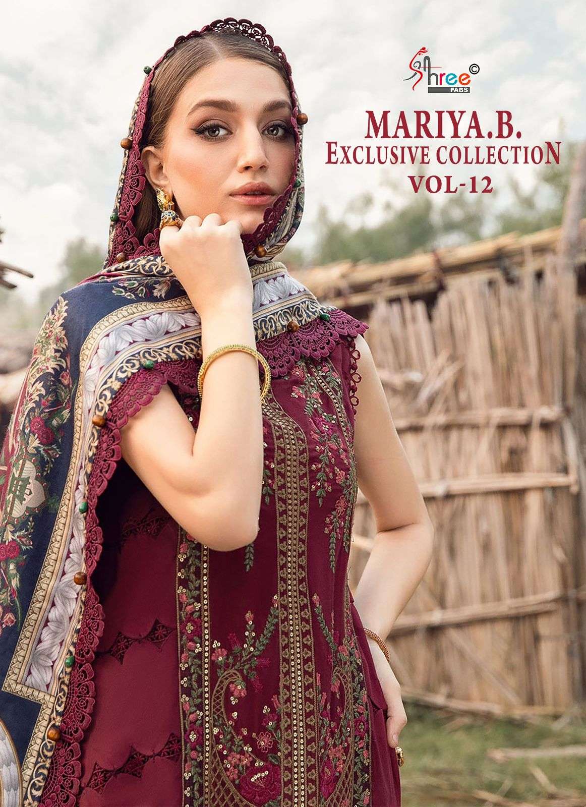 MARIA B EXCLUSIVE COLLECTION VOL-12 OPEN PIC BY  SHREE